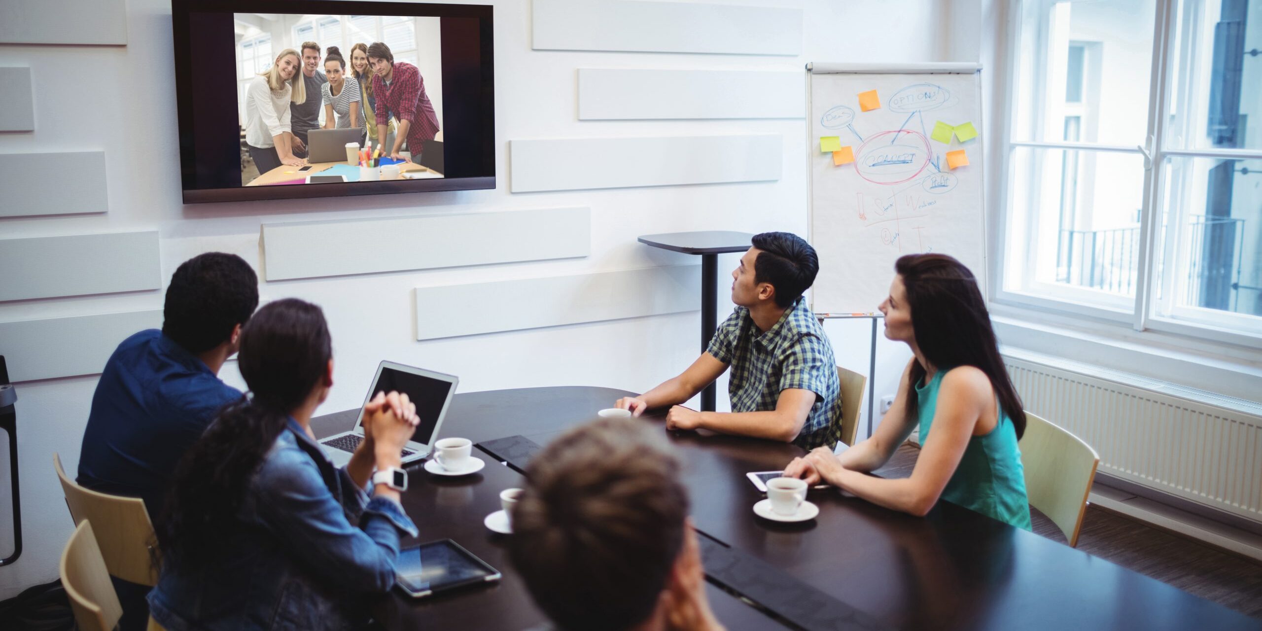 Videoconferência no trabalho